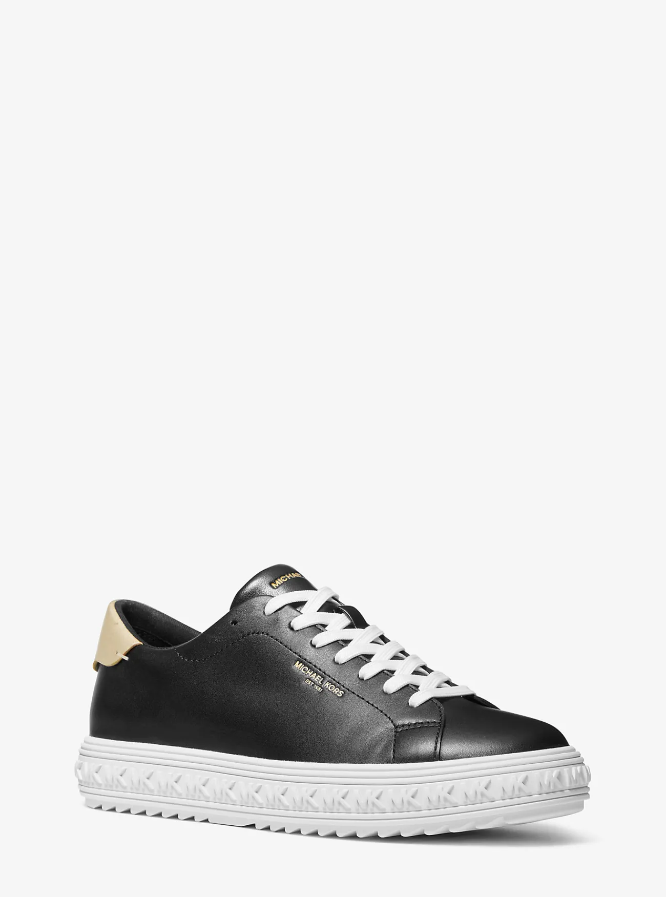 Michael Kors Sneaker Grove van leer ZWART Hot
