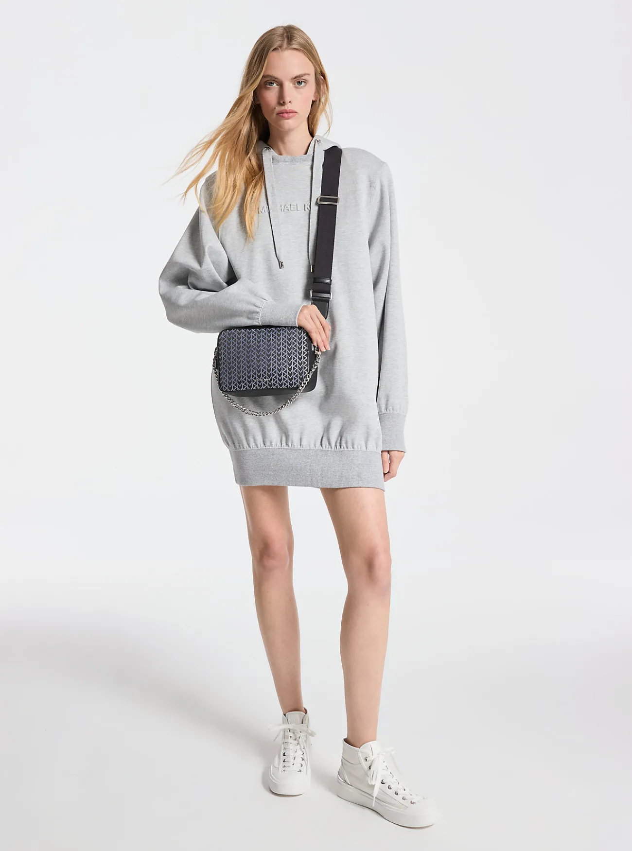 Michael Kors Sneaker Jude van canvas, hoog model OPTISCHWIT Fashion