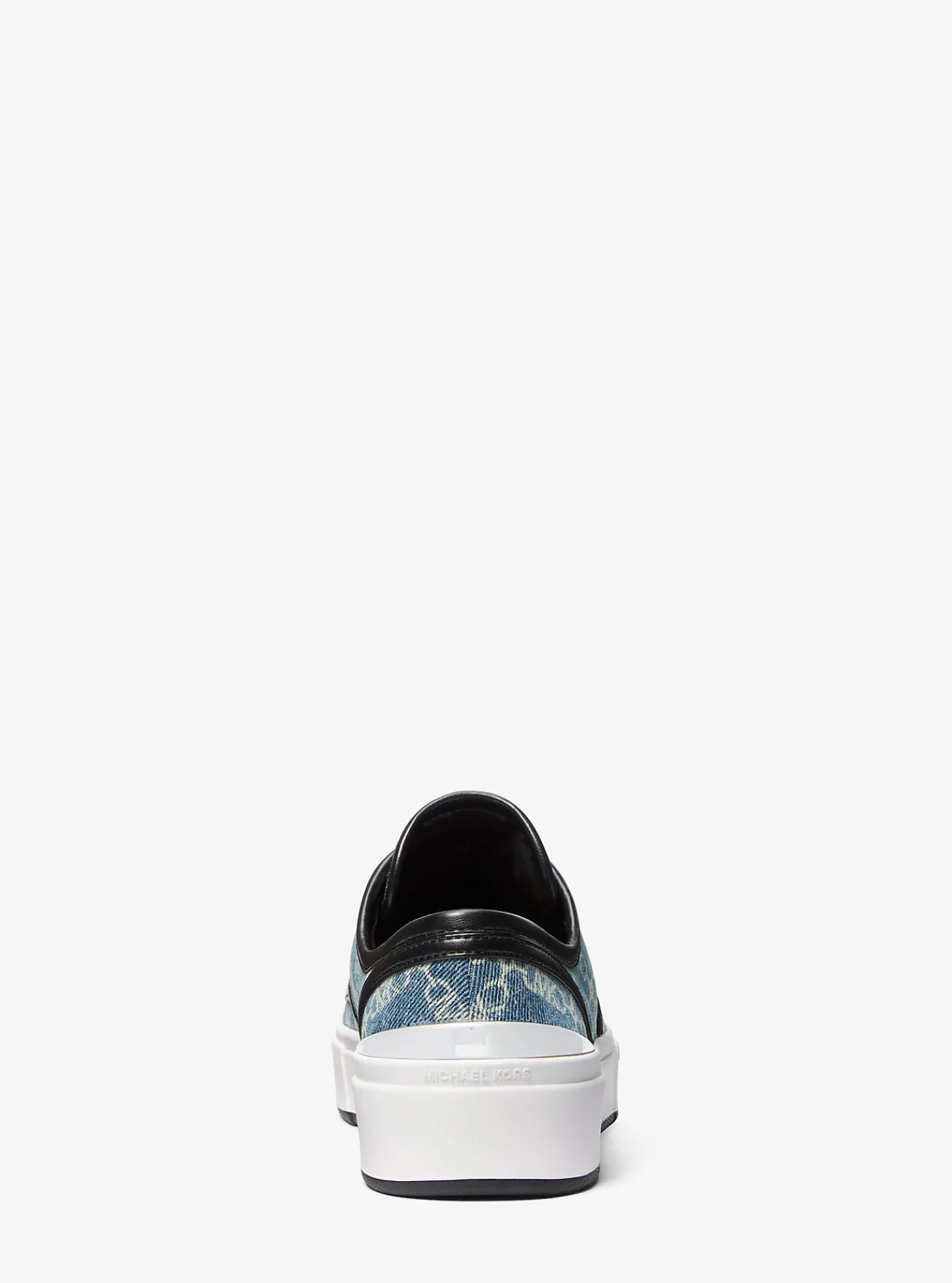 Michael Kors Sneaker Jude van denim jacquard met ruitvormige Empire-print UNIONMETWASSING Sale