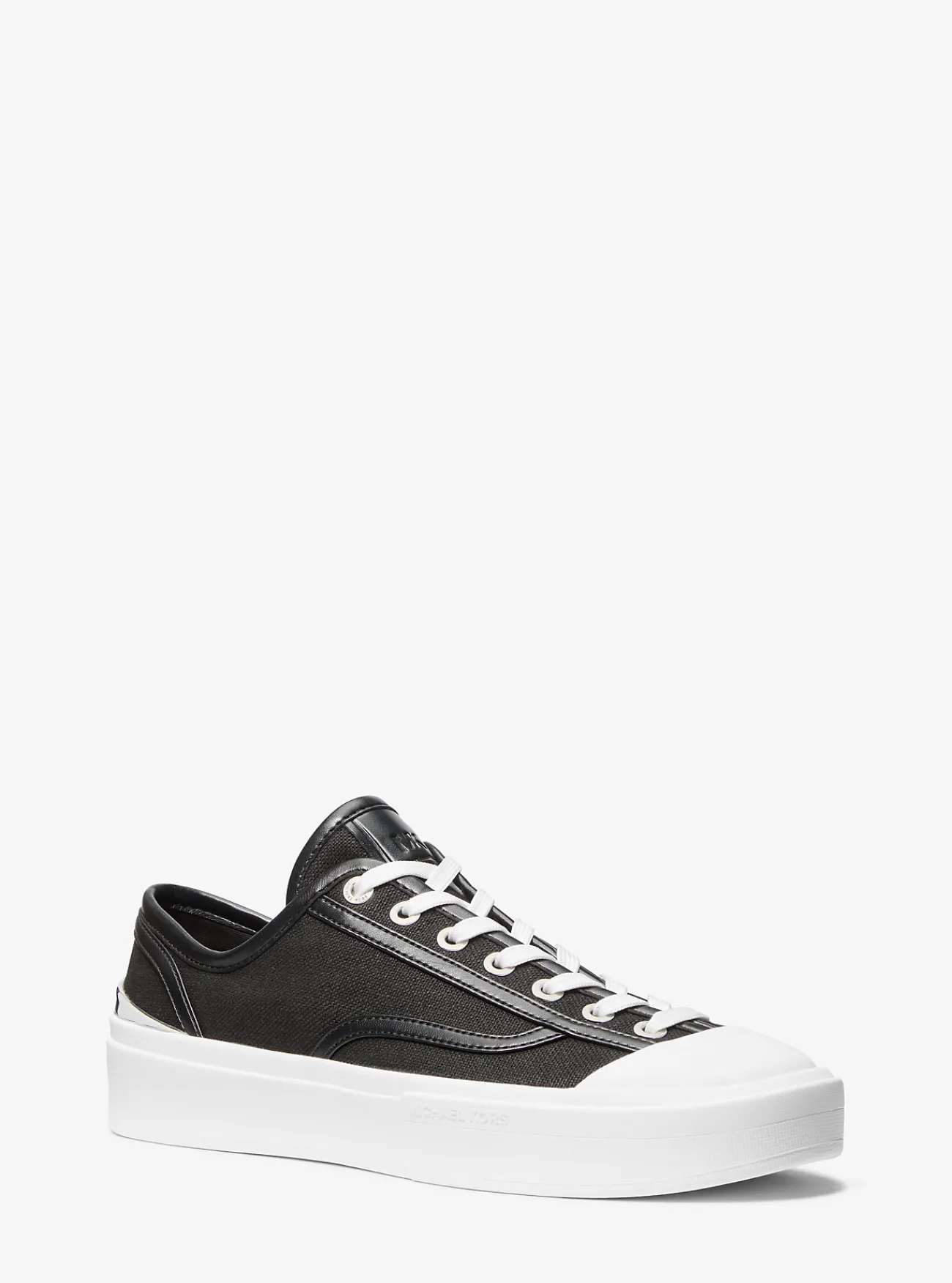 Michael Kors Sneaker Jude van linnenmix ZWART Fashion