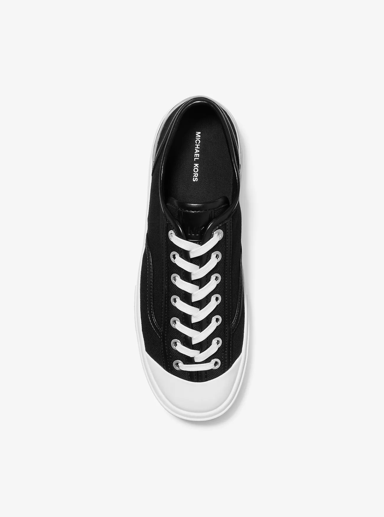 Michael Kors Sneaker Jude van linnenmix ZWART Fashion