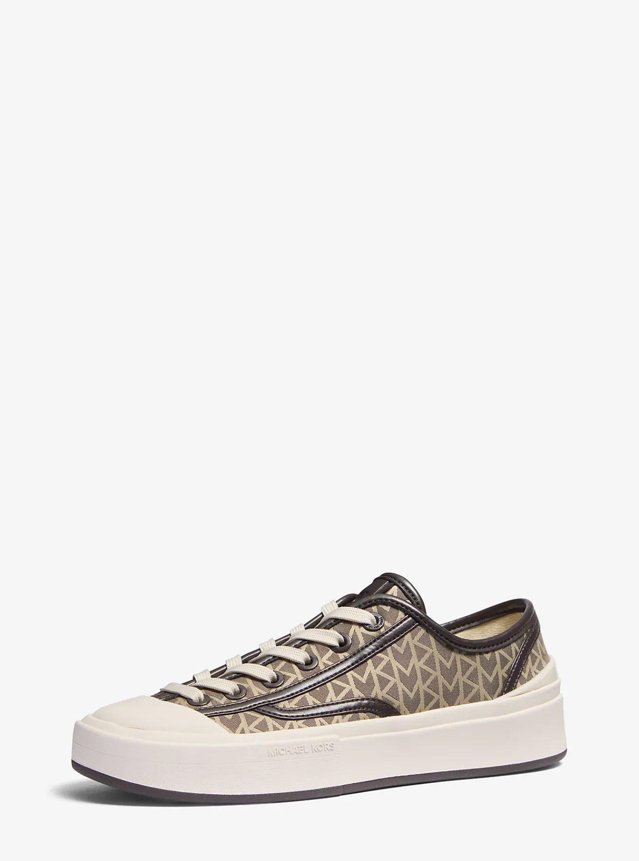 Michael Kors Sneaker Jude van MK2000-jacquard met logo NATUREL Online