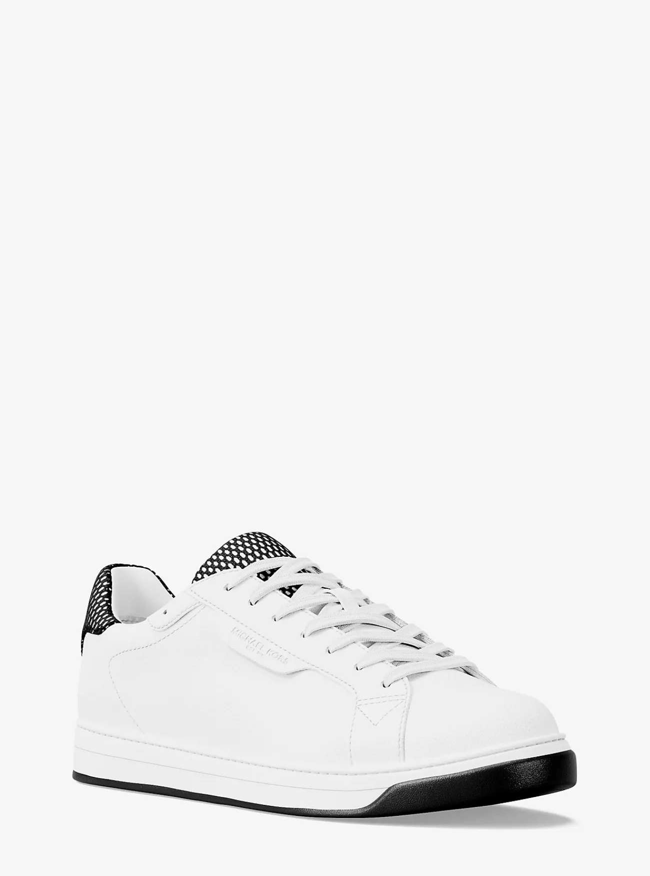 Michael Kors Sneaker Keating van leer ZWART Online