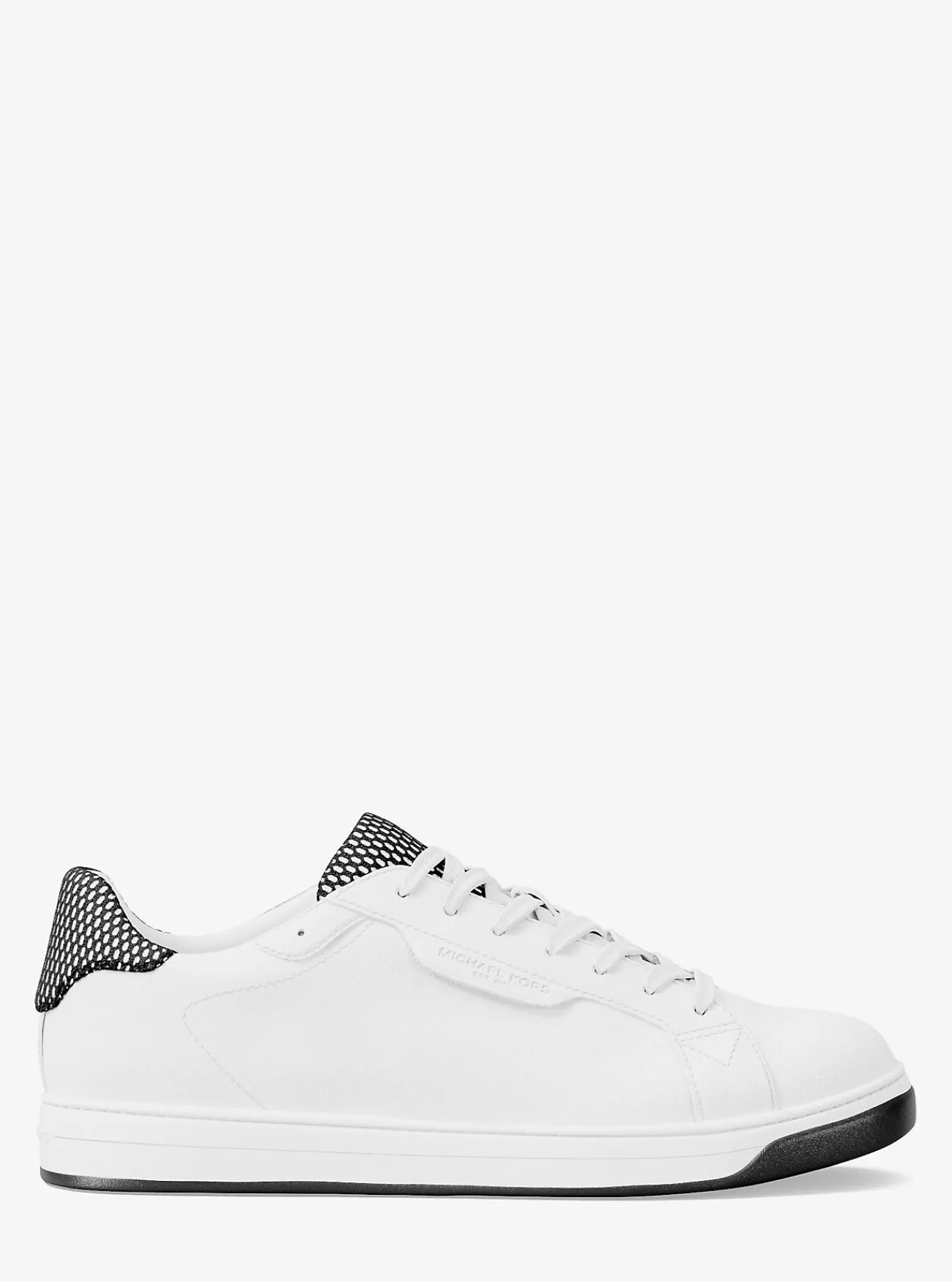 Michael Kors Sneaker Keating van leer ZWART Online