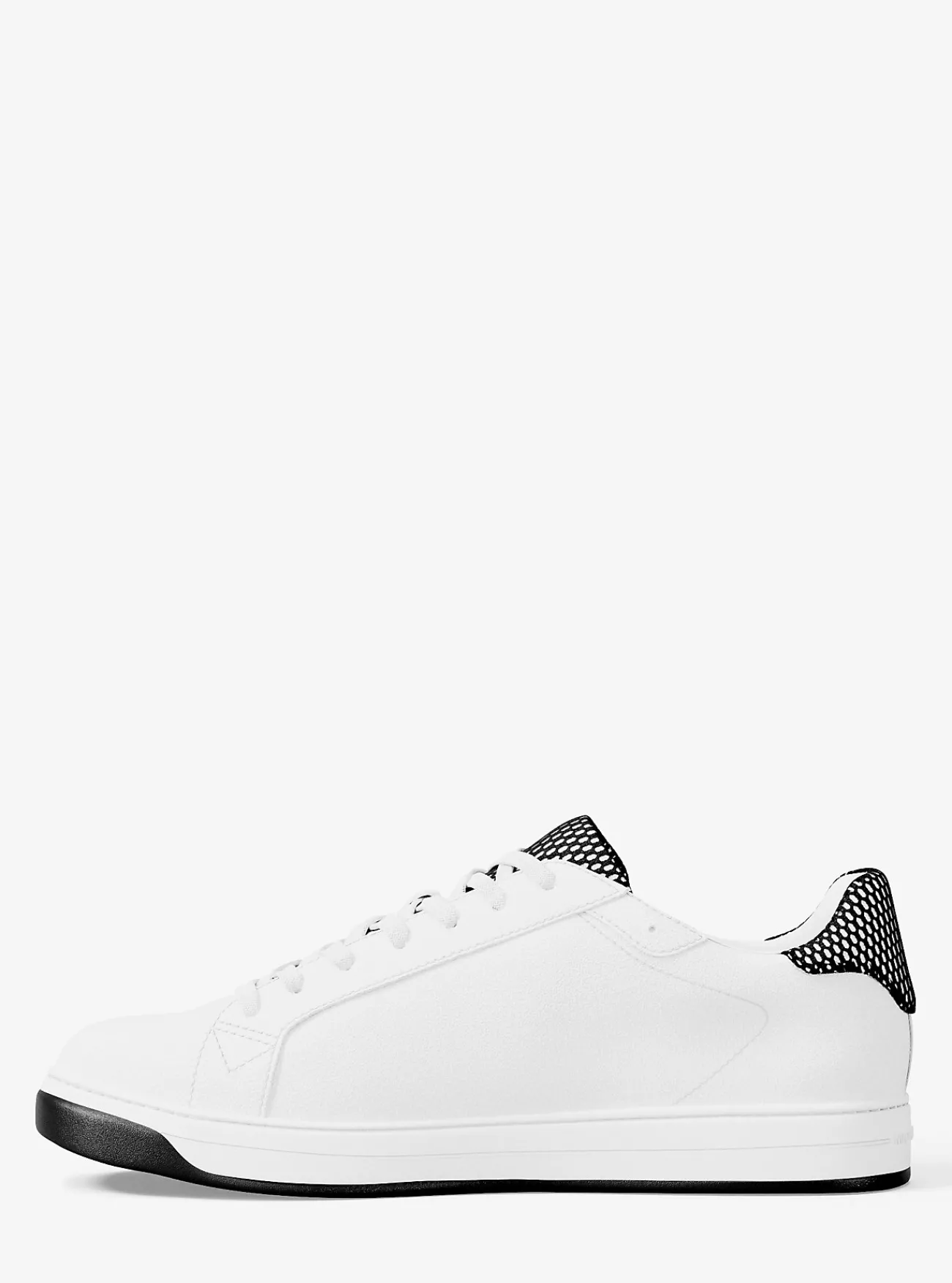 Michael Kors Sneaker Keating van leer ZWART Online