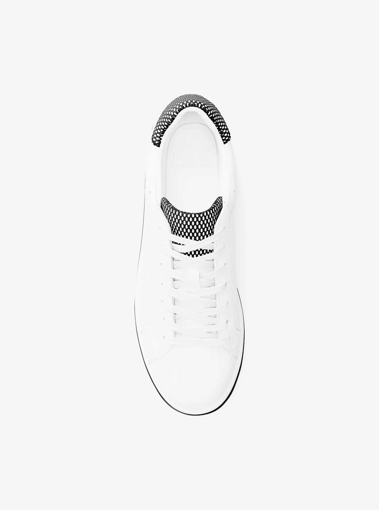 Michael Kors Sneaker Keating van leer ZWART Online
