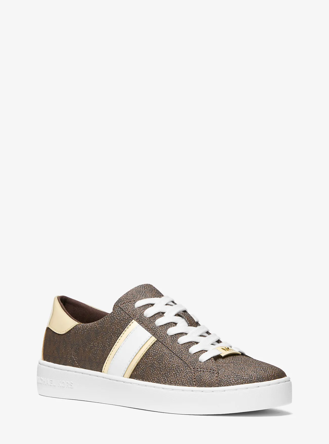 Michael Kors Sneaker Keaton met metallic strepen en kenmerkend logo Hot