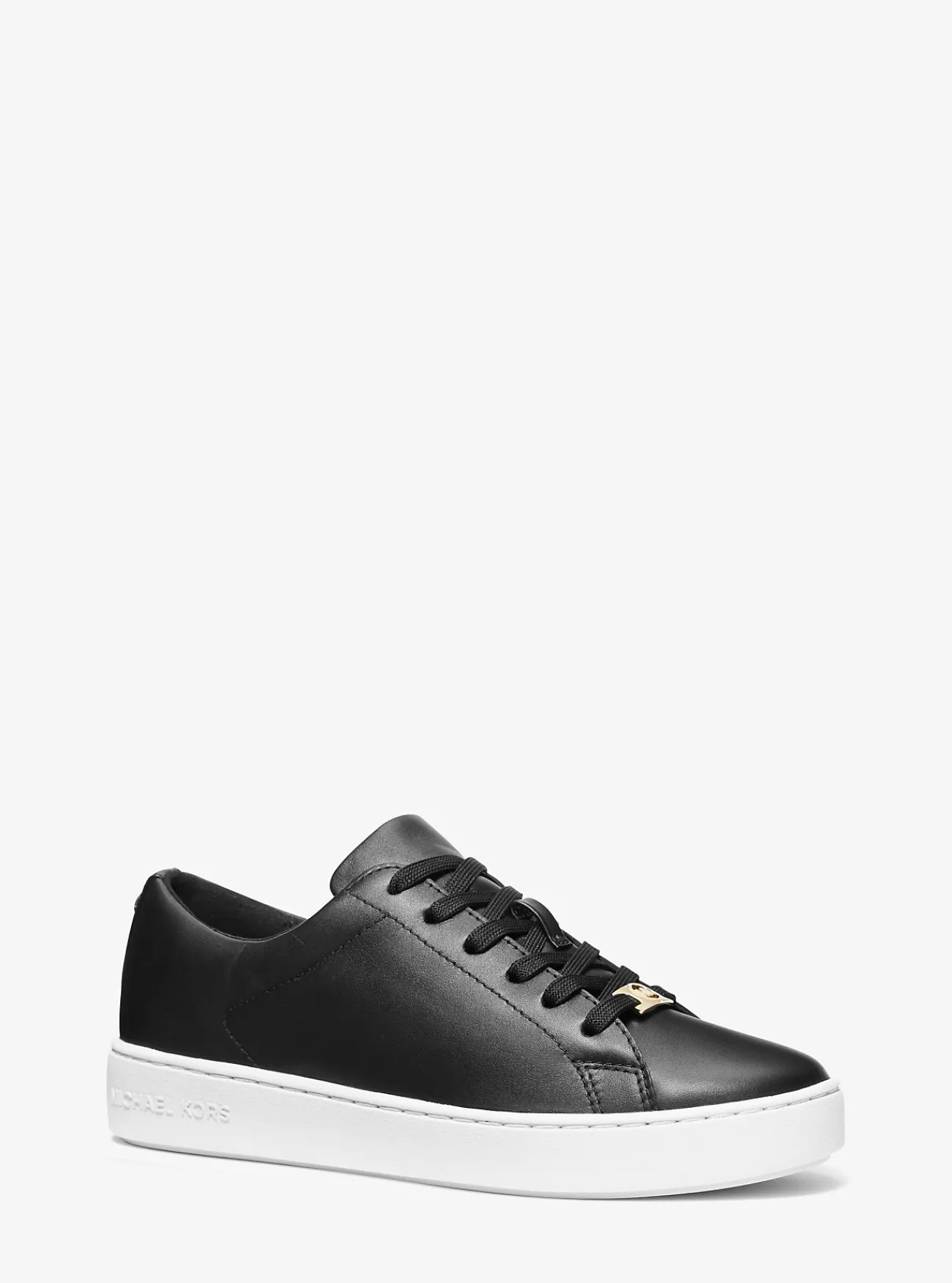 Michael Kors Sneaker Keaton van leer ZWART Fashion