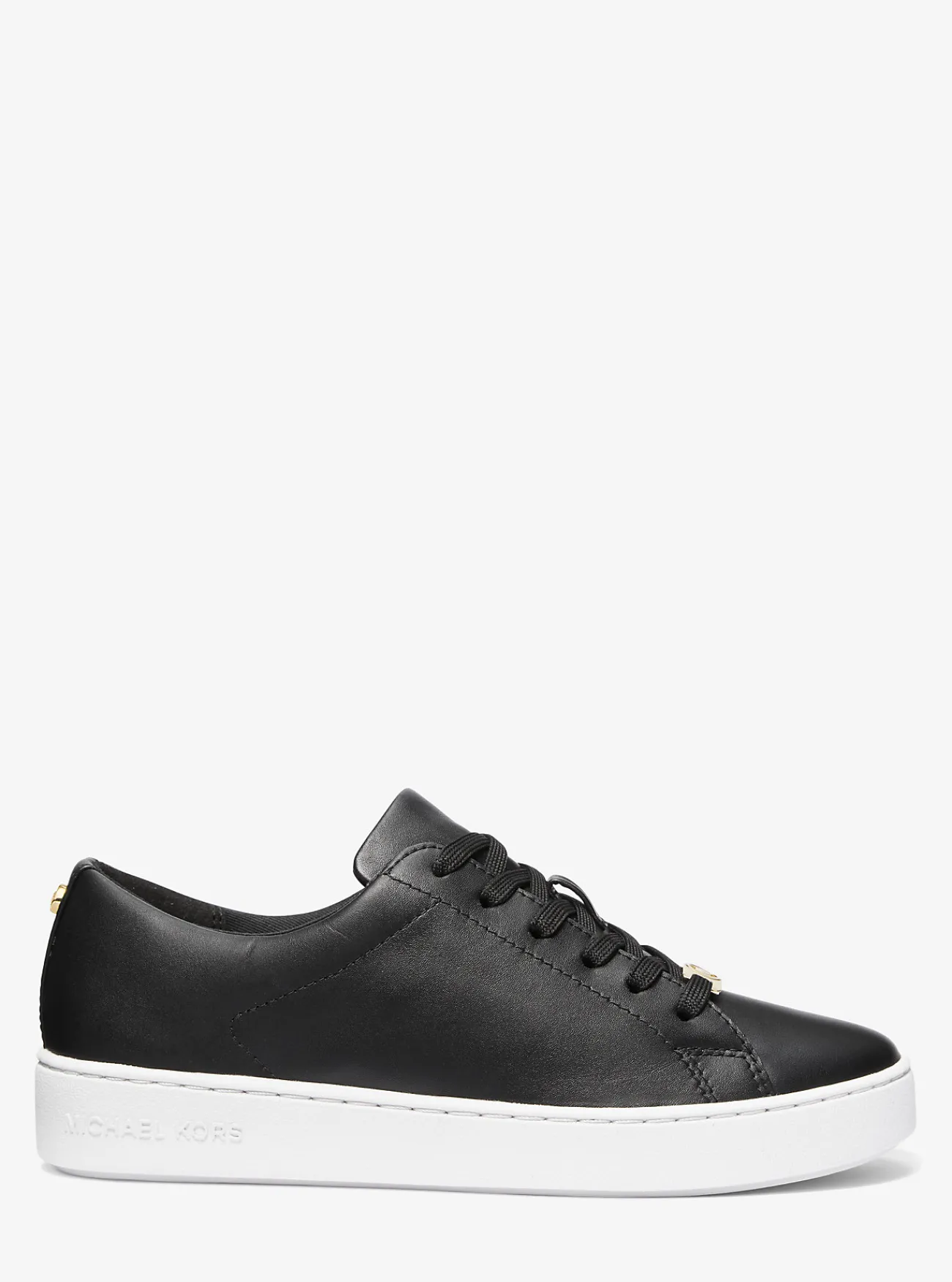 Michael Kors Sneaker Keaton van leer ZWART Fashion