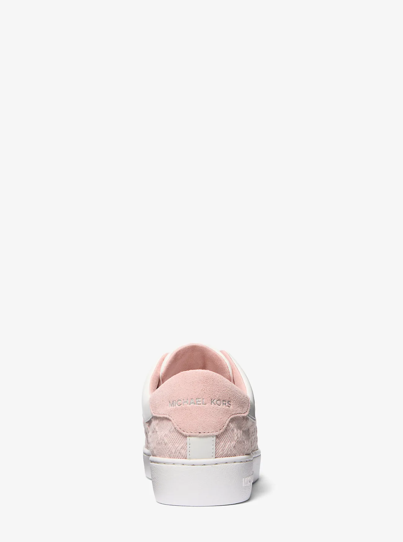 Michael Kors Sneaker Keaton van leer en denim met logo in reliëf en rits ROZENWATER Outlet