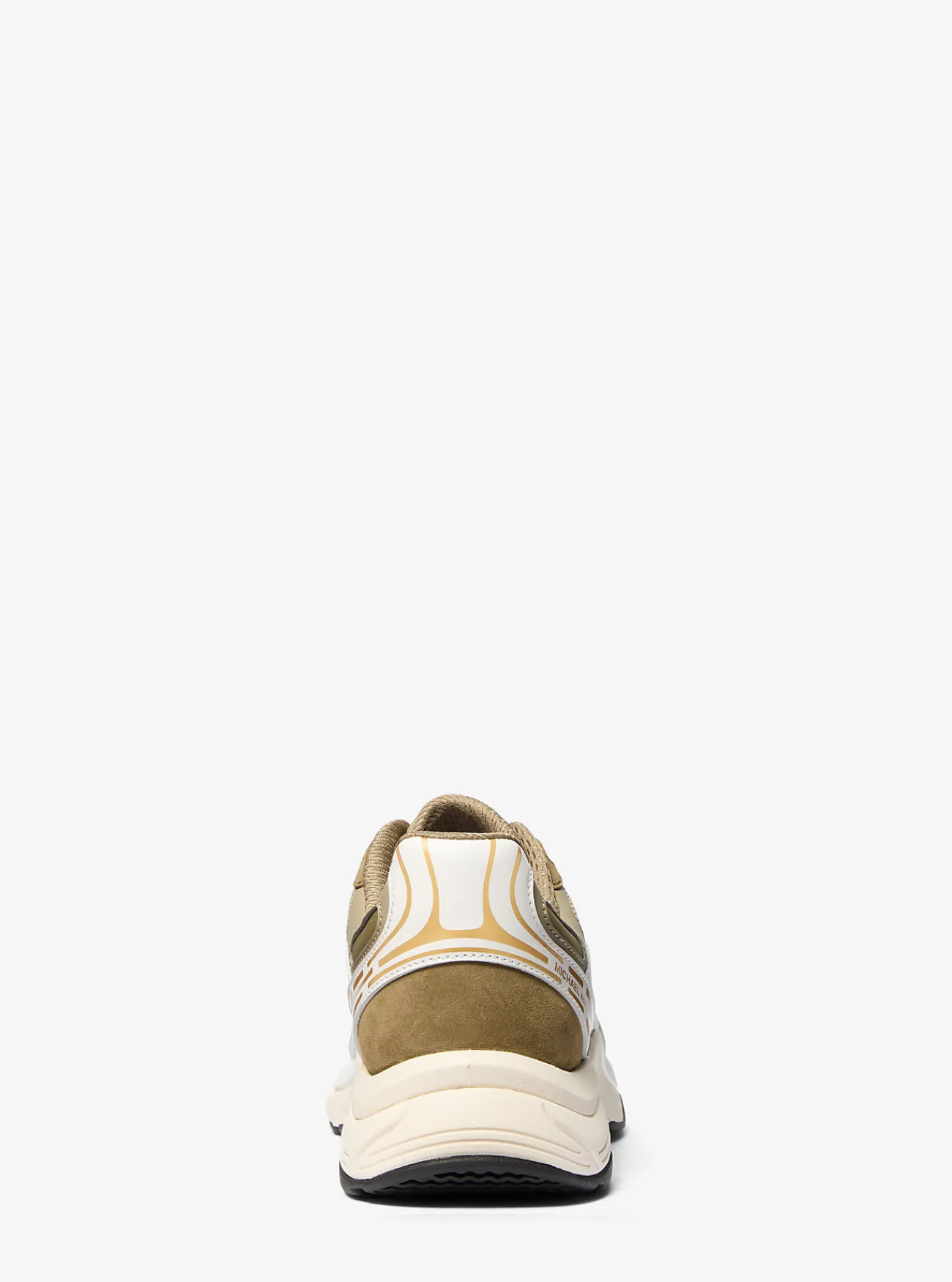 Michael Kors Sneaker Leo van gemengd materiaal SAFARIGROEN Sale