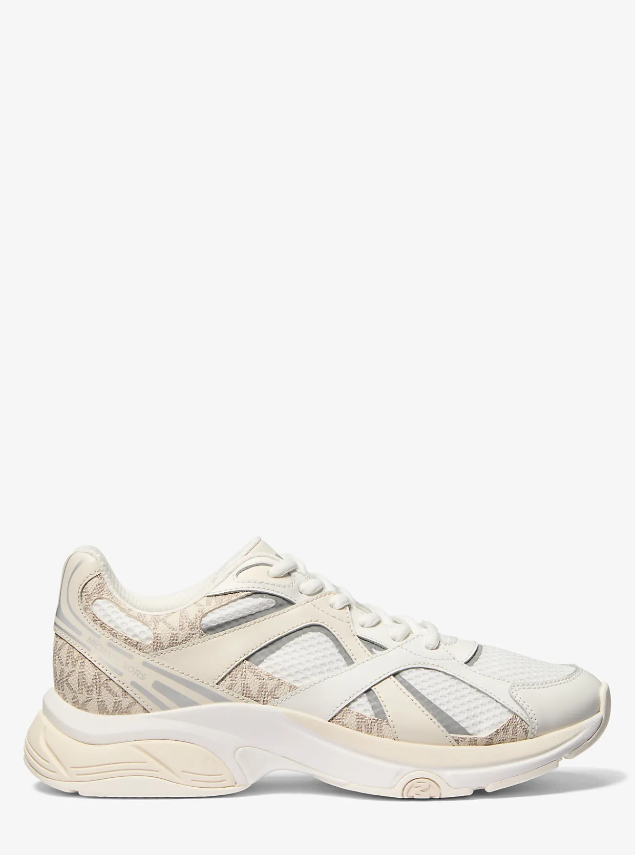 Michael Kors Sneaker Leo van gemengd materiaal VANILLECOMBO Online