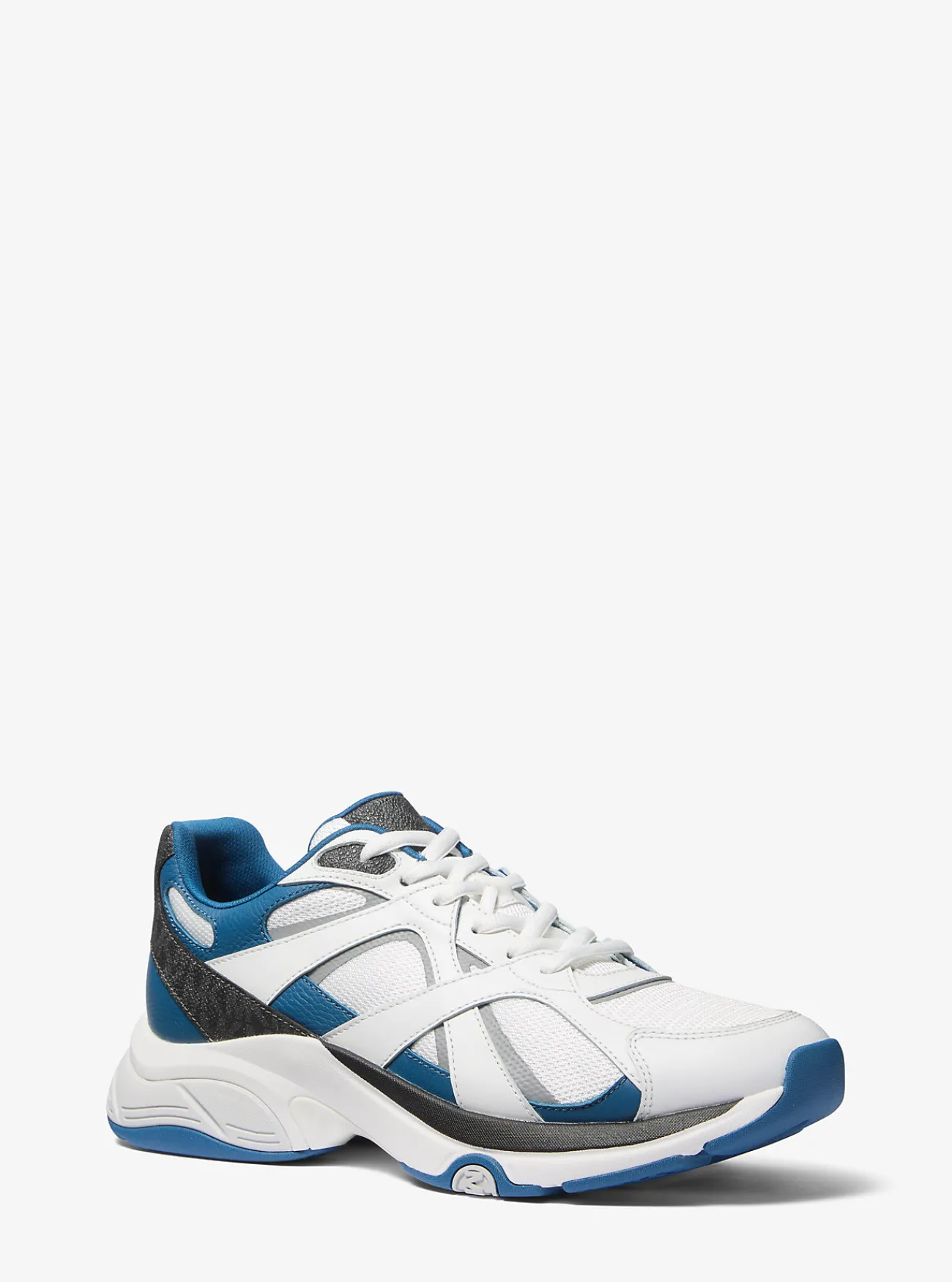 Michael Kors Sneaker Leo van gemengd materiaal KEIZERSBLAUW Discount