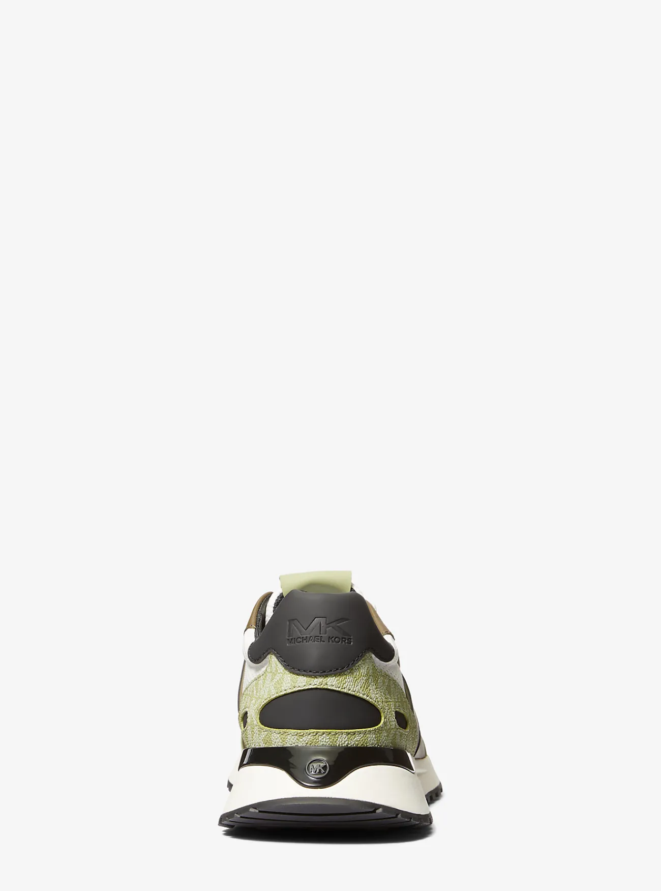 Michael Kors Sneaker Miles van mesh met kleurvlakken en kenmerkend logo OLIJFGROEN Fashion