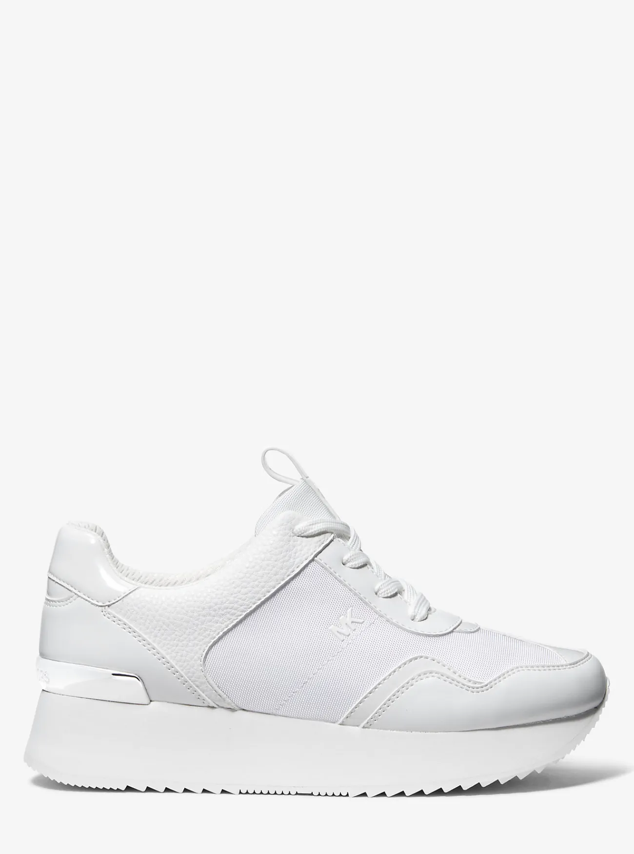Michael Kors Sneaker Raina van canvas met plateauzool OPTISCHWIT Fashion