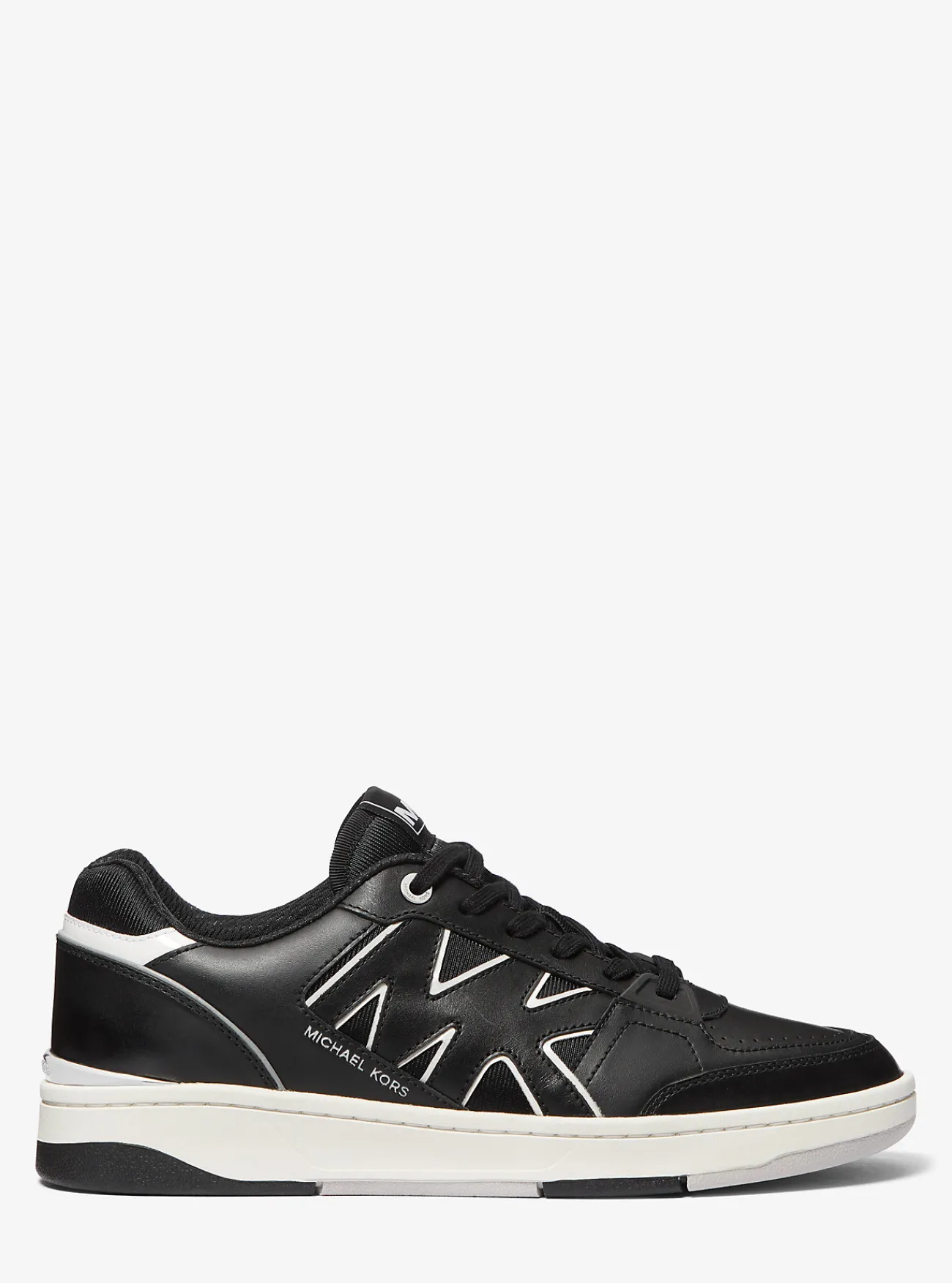 Michael Kors Sneaker Rebel van leer ZWART Fashion