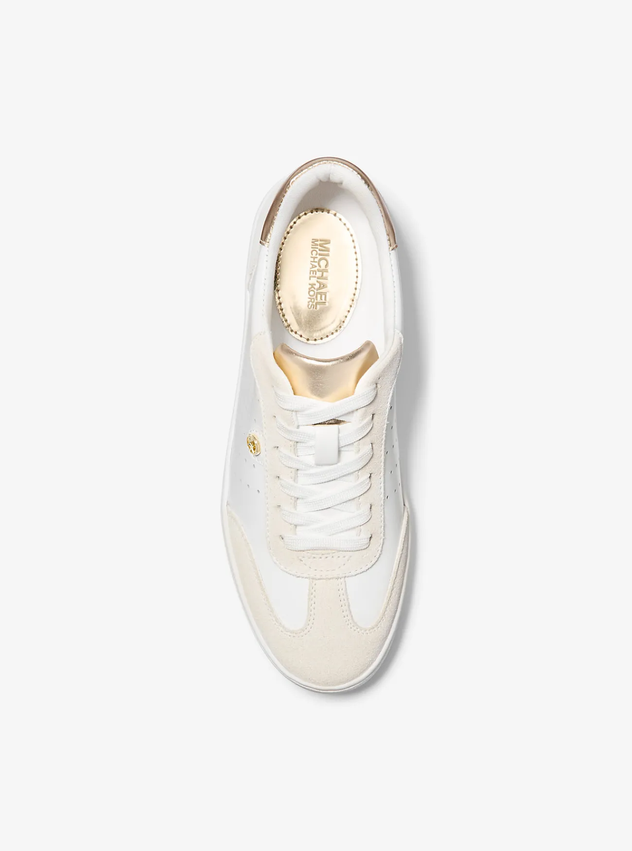 Michael Kors Sneaker Scotty van leer LICHTGOUDMULTI Sale