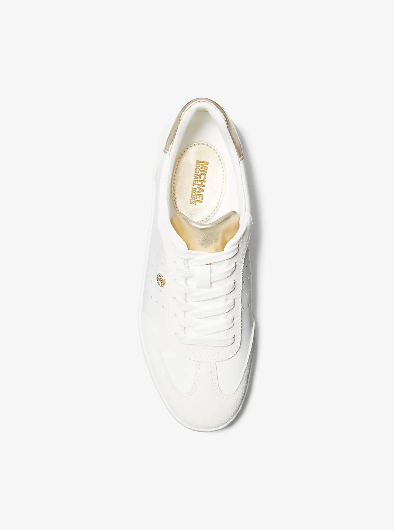 Michael Kors Sneaker Scotty van leer LICHTGOUDMULTI Hot