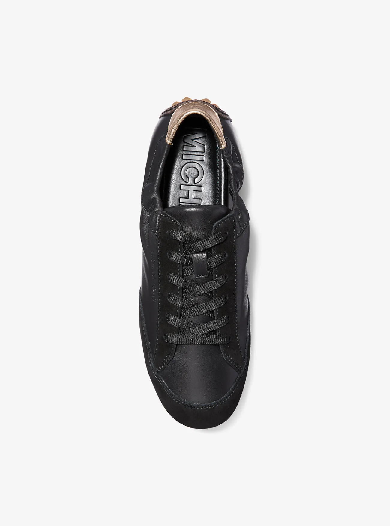 Michael Kors Sneaker Susie van leer en suède BRUINMULTI New