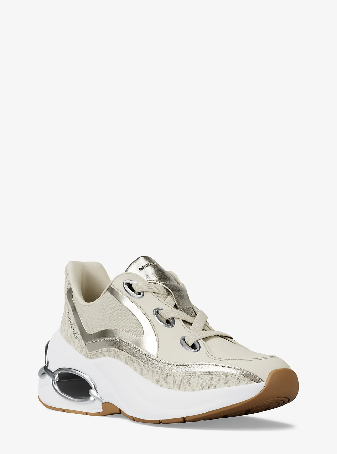 Michael Kors Sneaker Toni van gemengd materiaal VANILLE Sale