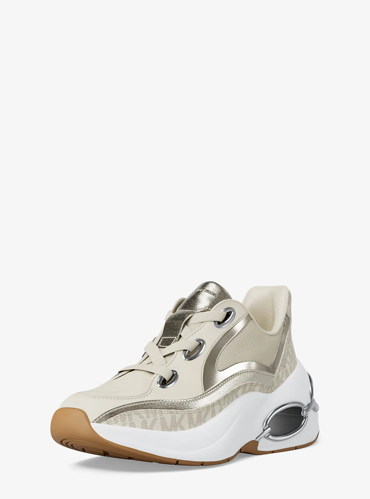 Michael Kors Sneaker Toni van gemengd materiaal VANILLE Sale