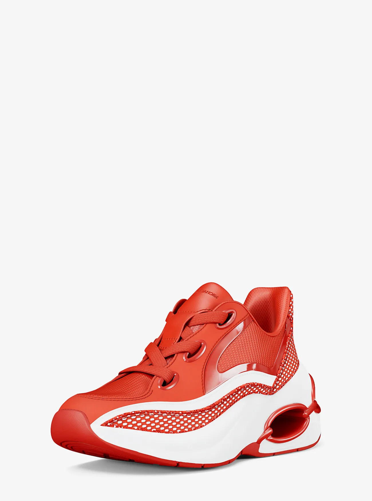 Michael Kors Sneaker Toni van gemengd materiaal KARMOZIJNROOD Best