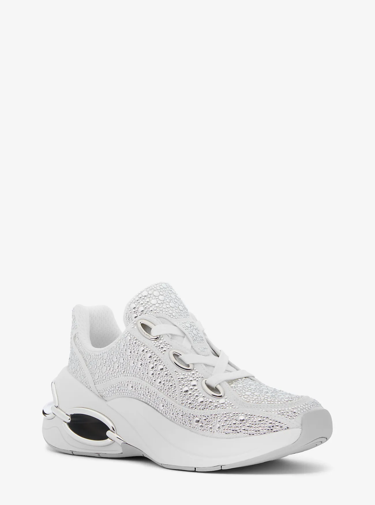Michael Kors Sneaker Toni van linnenmix met versiering OPTISCHWIT Best