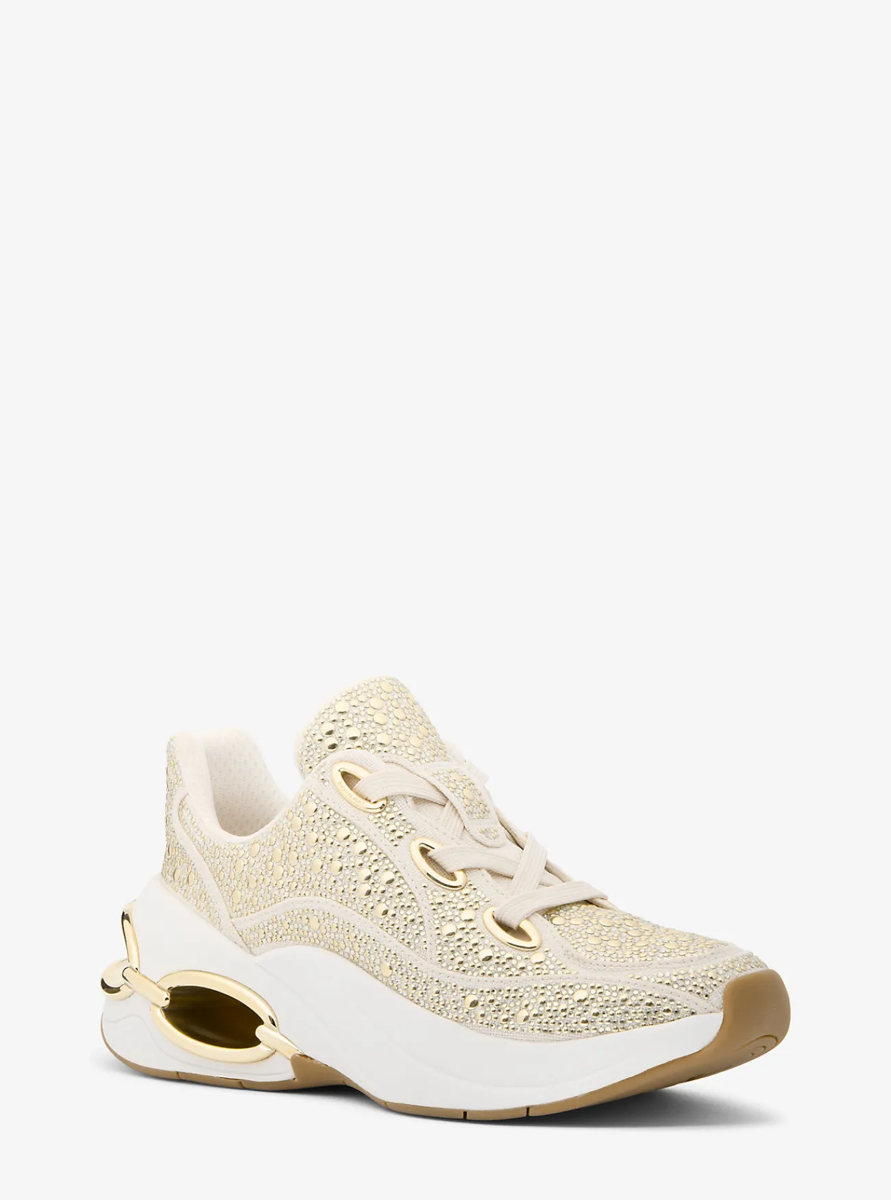 Michael Kors Sneaker Toni van linnenmix met versiering CR&Egrave;ME Discount