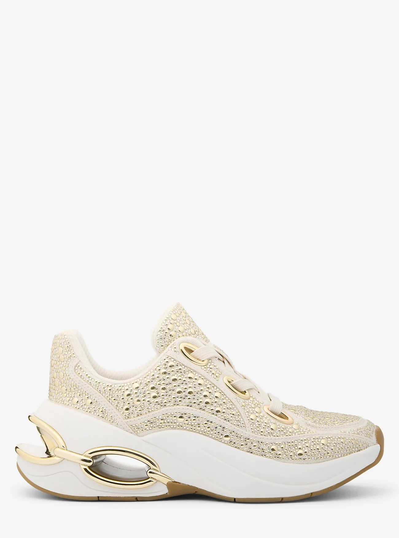 Michael Kors Sneaker Toni van linnenmix met versiering CR&Egrave;ME Discount