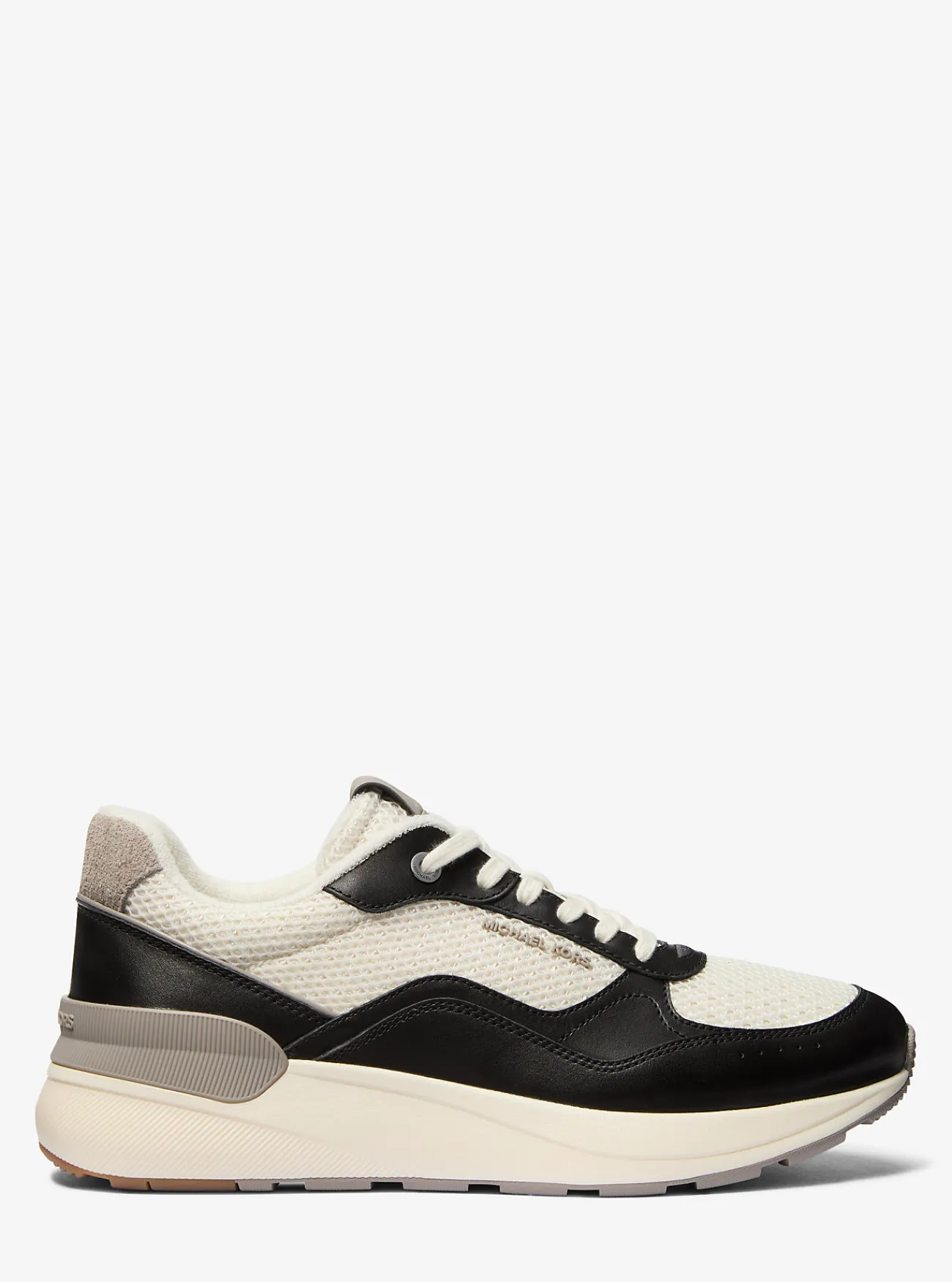 Michael Kors Sneaker Trevor van gemengd materiaal ZWARTCOMBO New