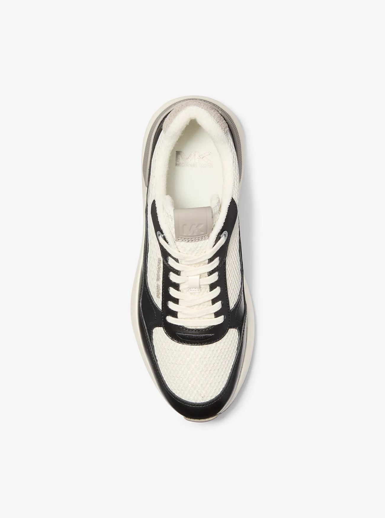 Michael Kors Sneaker Trevor van gemengd materiaal ZWARTCOMBO New
