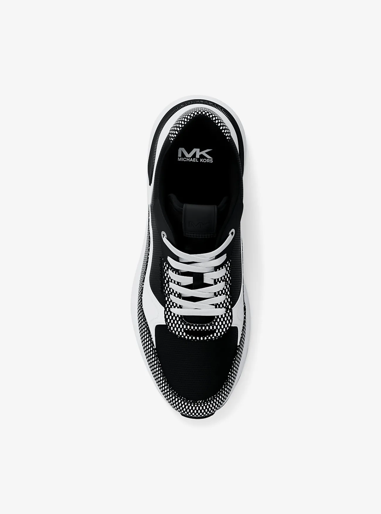 Michael Kors Sneaker Trevor van gemengd materiaal ZWART New