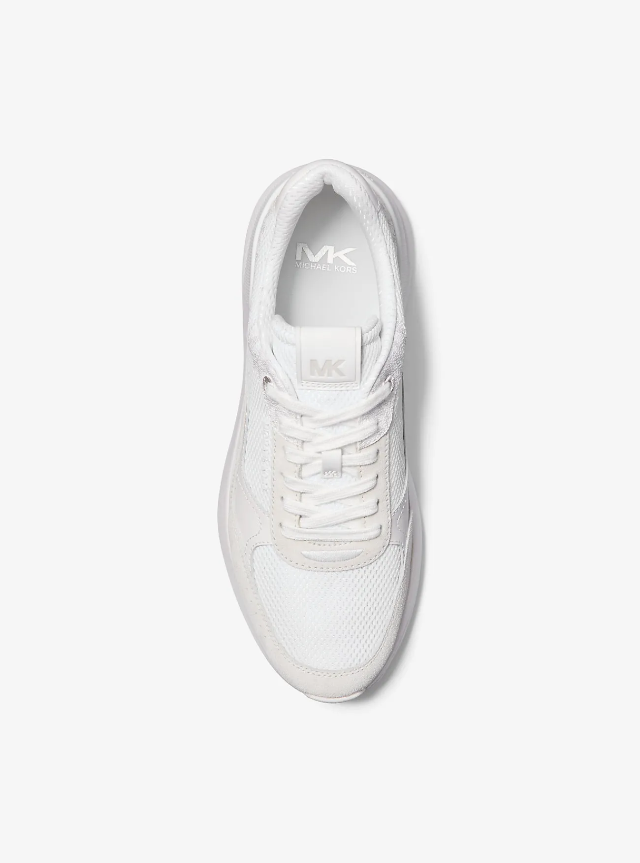 Michael Kors Sneaker Trevor van gemengd materiaal HELDERWIT Fashion