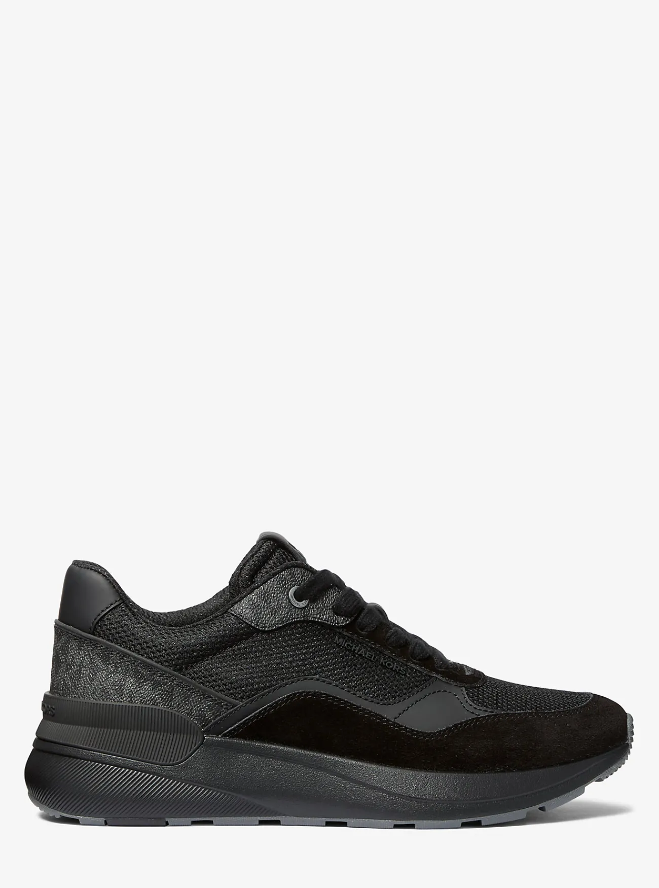Michael Kors Sneaker Trevor van gemengd materiaal ZWART Fashion