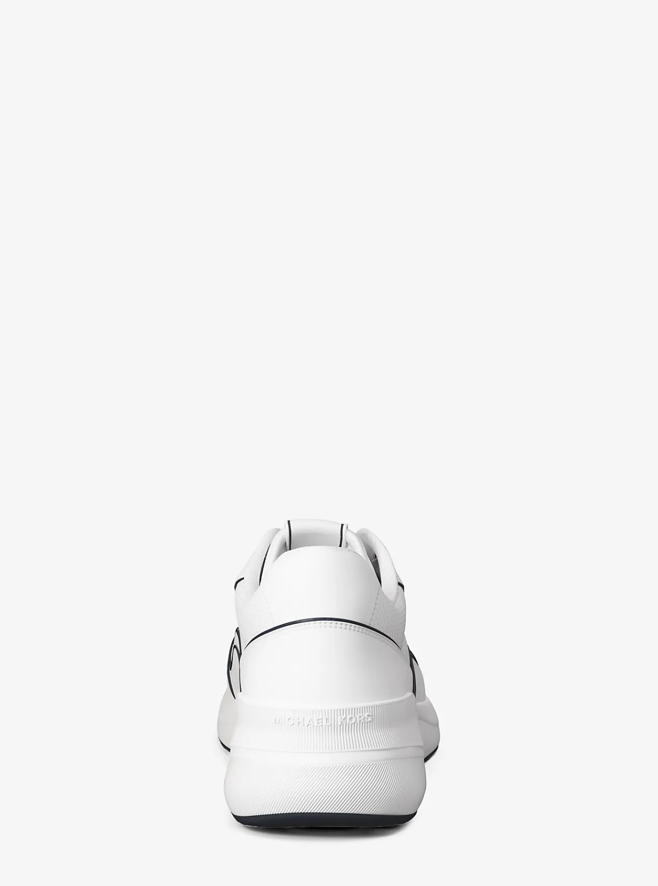 Michael Kors Sneaker Trevor van leer en mesh Discount