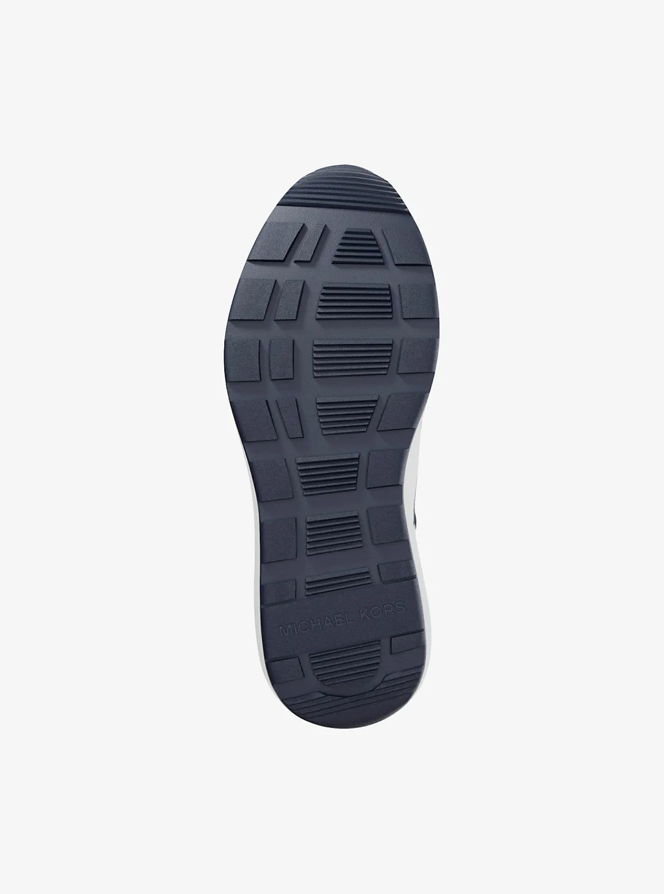 Michael Kors Sneaker Trevor van leer en mesh Discount