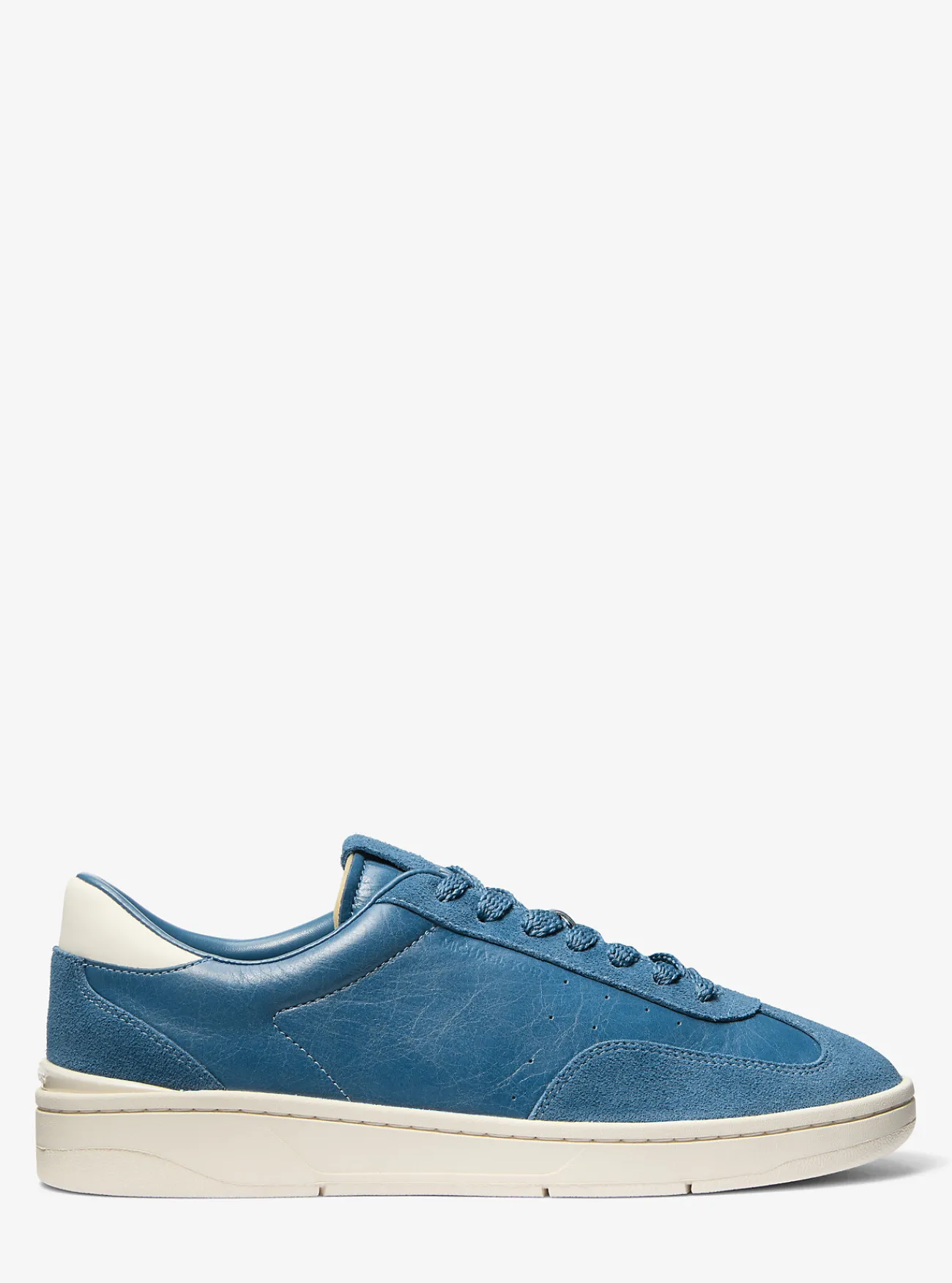 Michael Kors Sneaker Wilton van leer en su&egrave;de DONKERCHAMBRAY Best