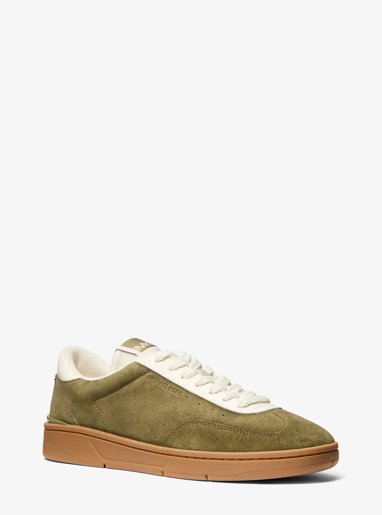 Michael Kors Sneaker Wilton van su&egrave;de SAFARIGROEN Outlet
