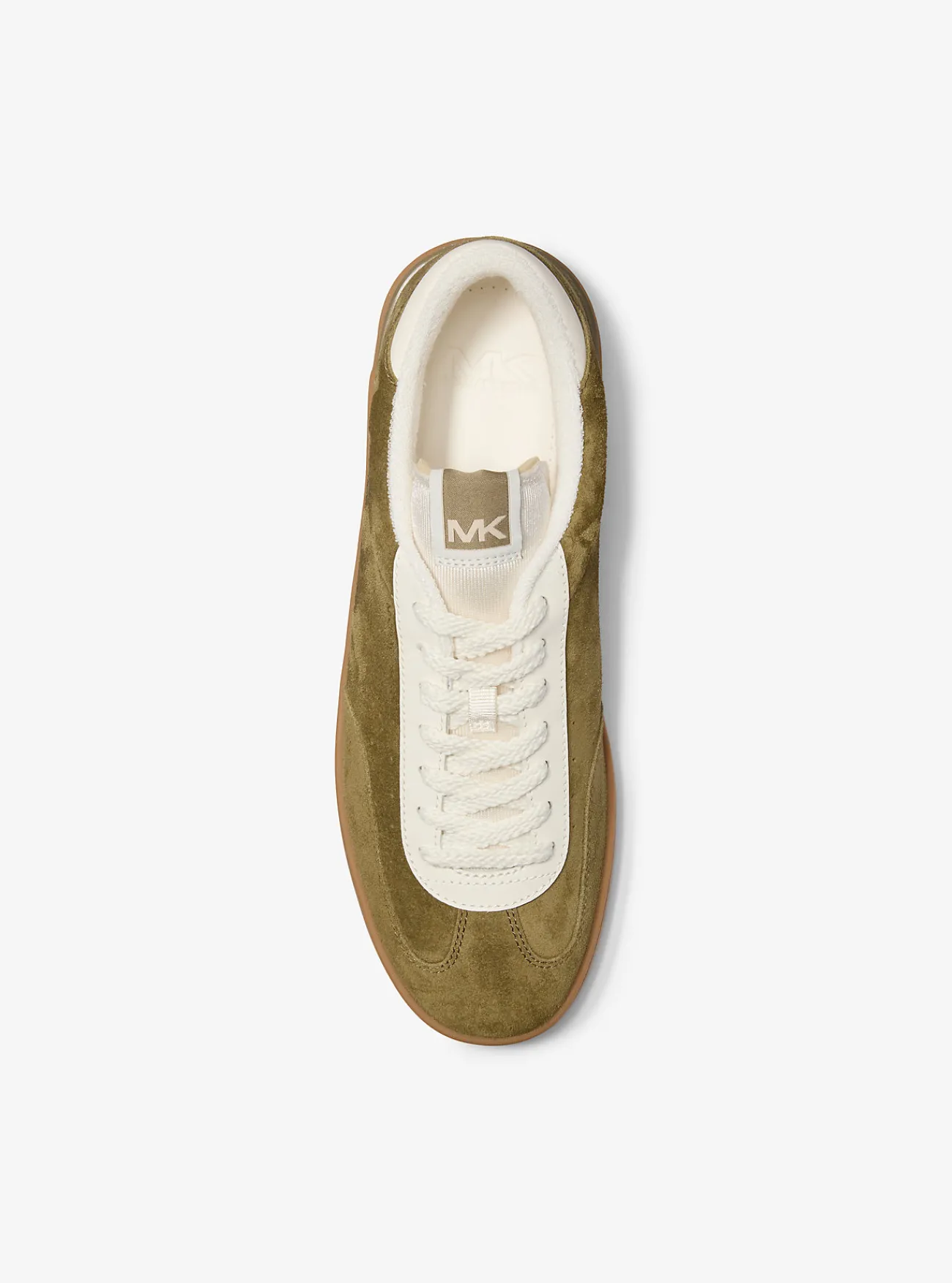 Michael Kors Sneaker Wilton van suède SAFARIGROEN Outlet