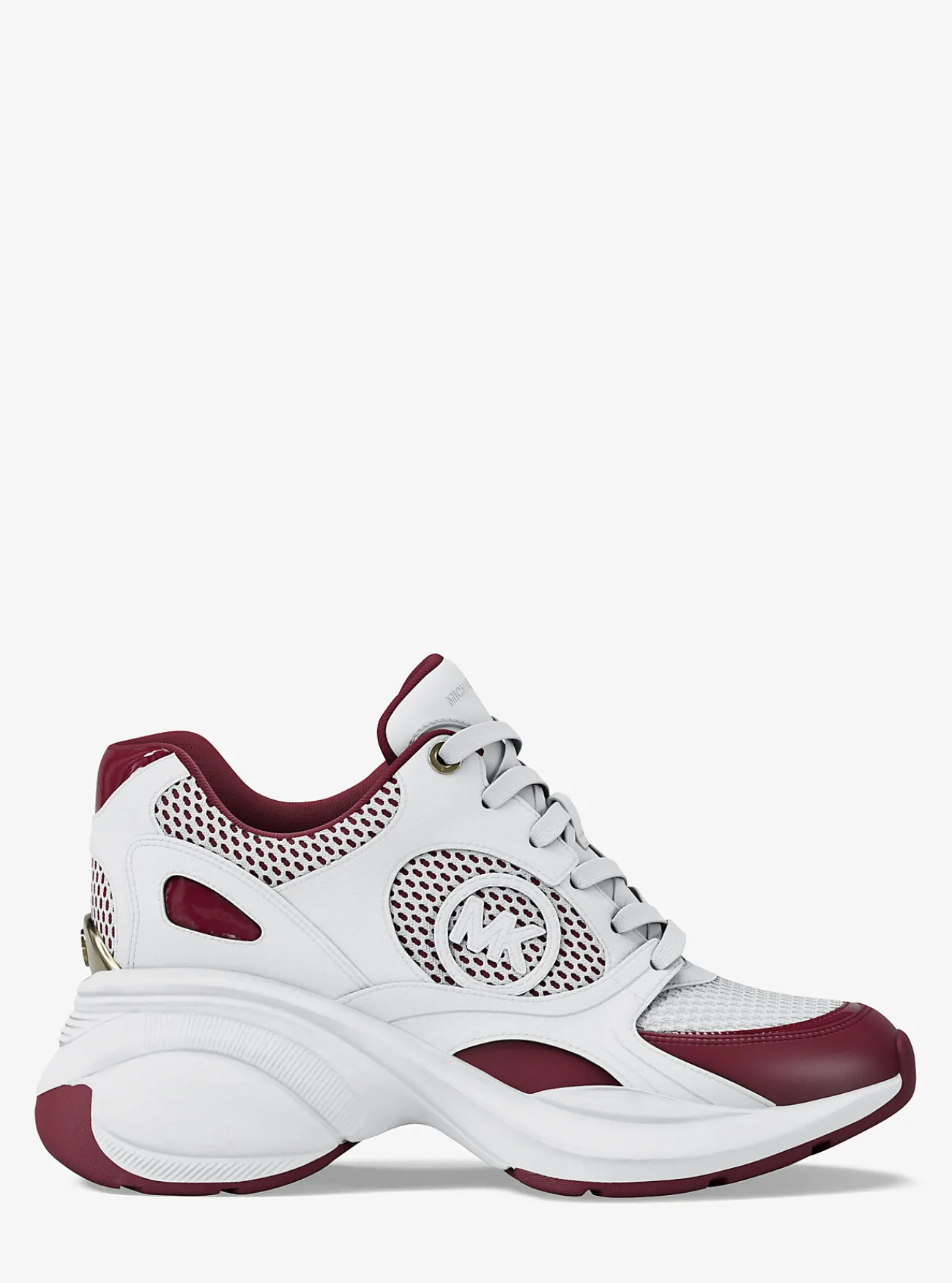 Michael Kors Sneaker Zuma van leer en mesh MOERBEI Hot
