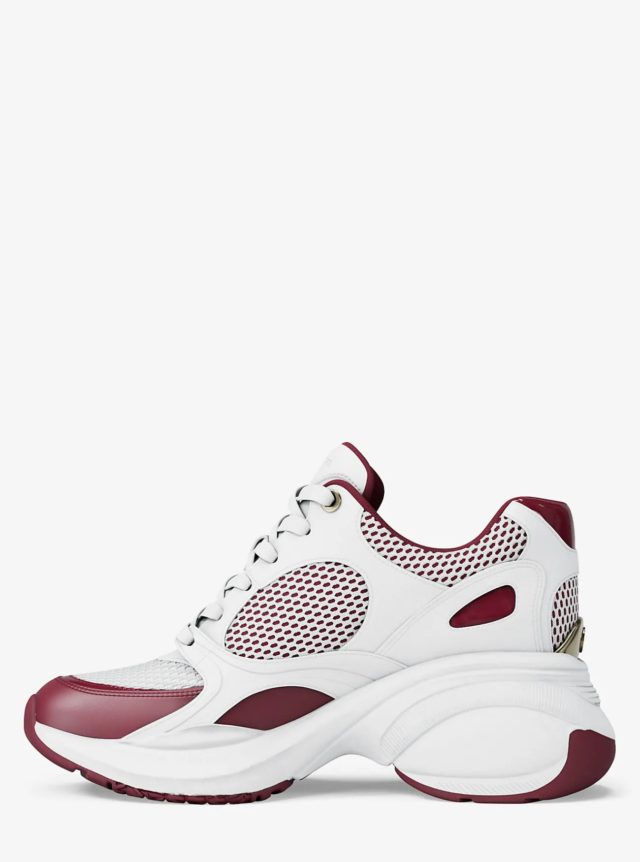 Michael Kors Sneaker Zuma van leer en mesh MOERBEI Hot