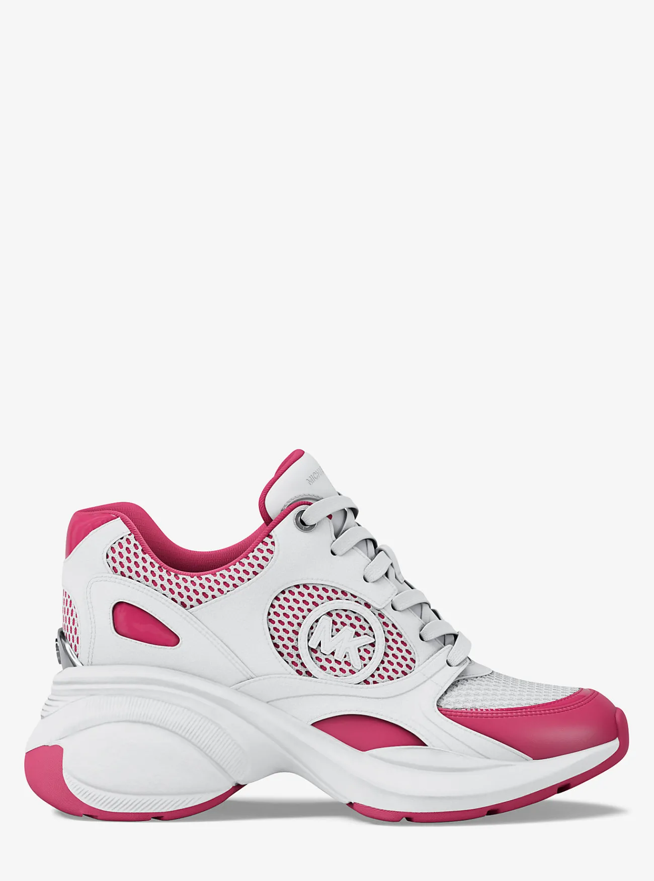 Michael Kors Sneaker Zuma van leer en mesh WILDEBES New