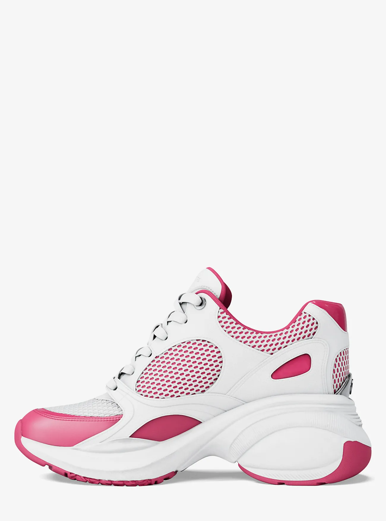 Michael Kors Sneaker Zuma van leer en mesh WILDEBES New