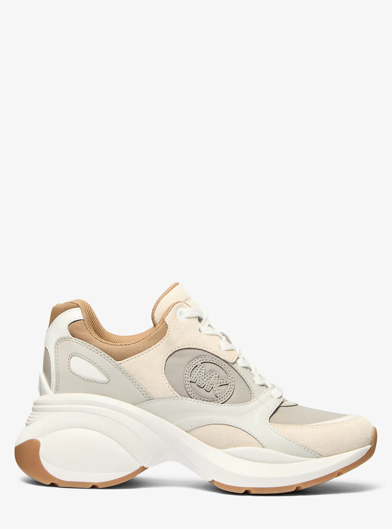 Michael Kors Sneaker Zuma van nylon en leer met kleurvlakken KAF Best