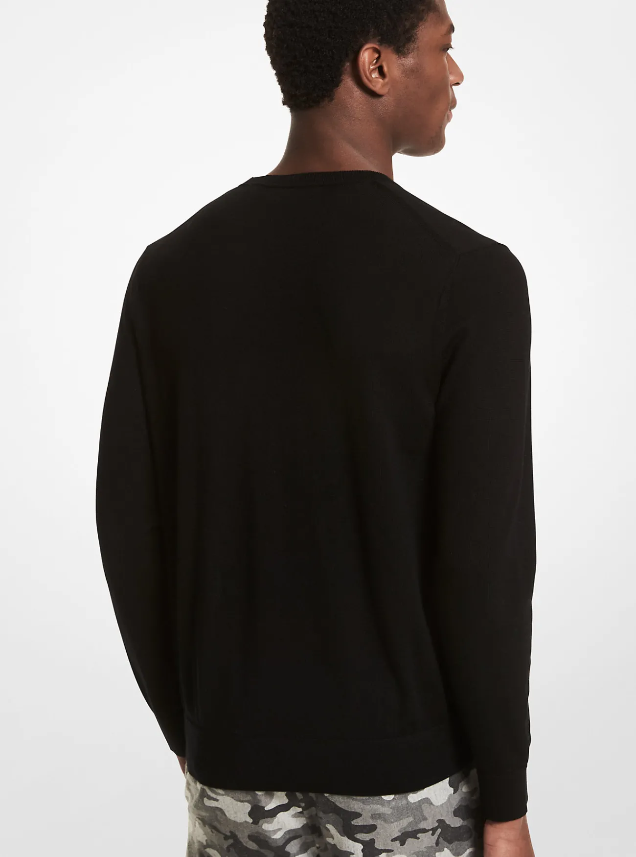 Michael Kors Sweater van merinowol ZWART Clearance