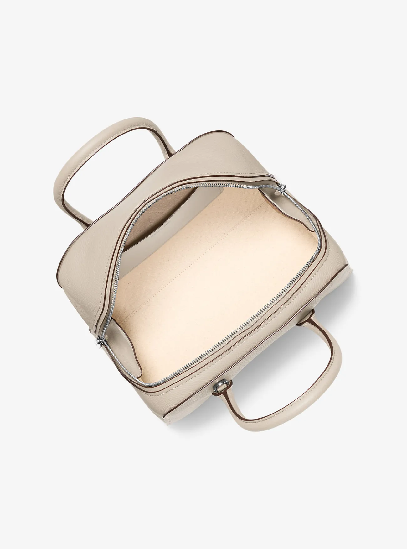 Michael Kors Tas Ashton van getrommeld leer, middelgroot LICHTZAND Fashion