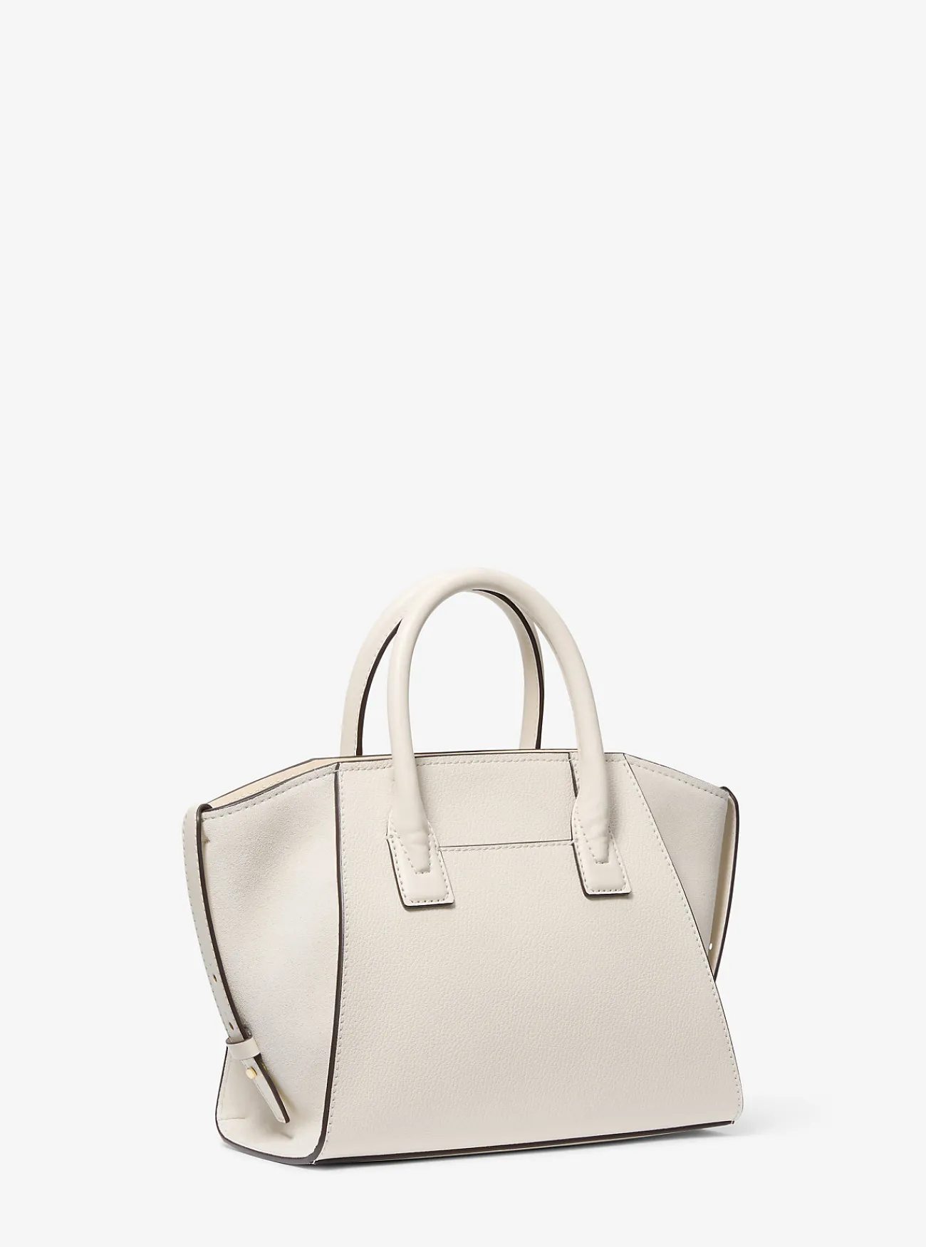 Michael Kors Tas Avril van getrommeld leer, klein LICHTCR&Egrave;ME Clearance