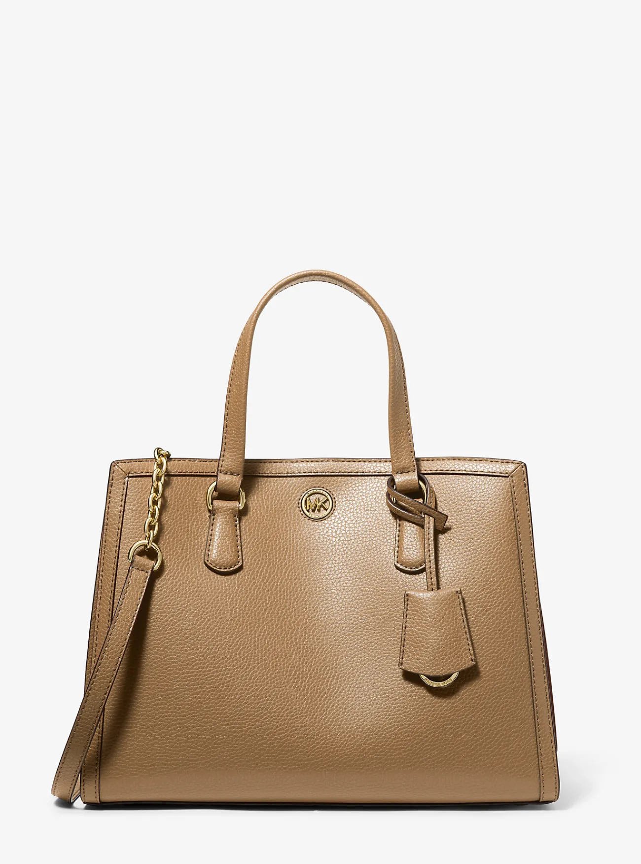 Michael Kors Tas Chantal van getrommeld leer, middelgroot Online