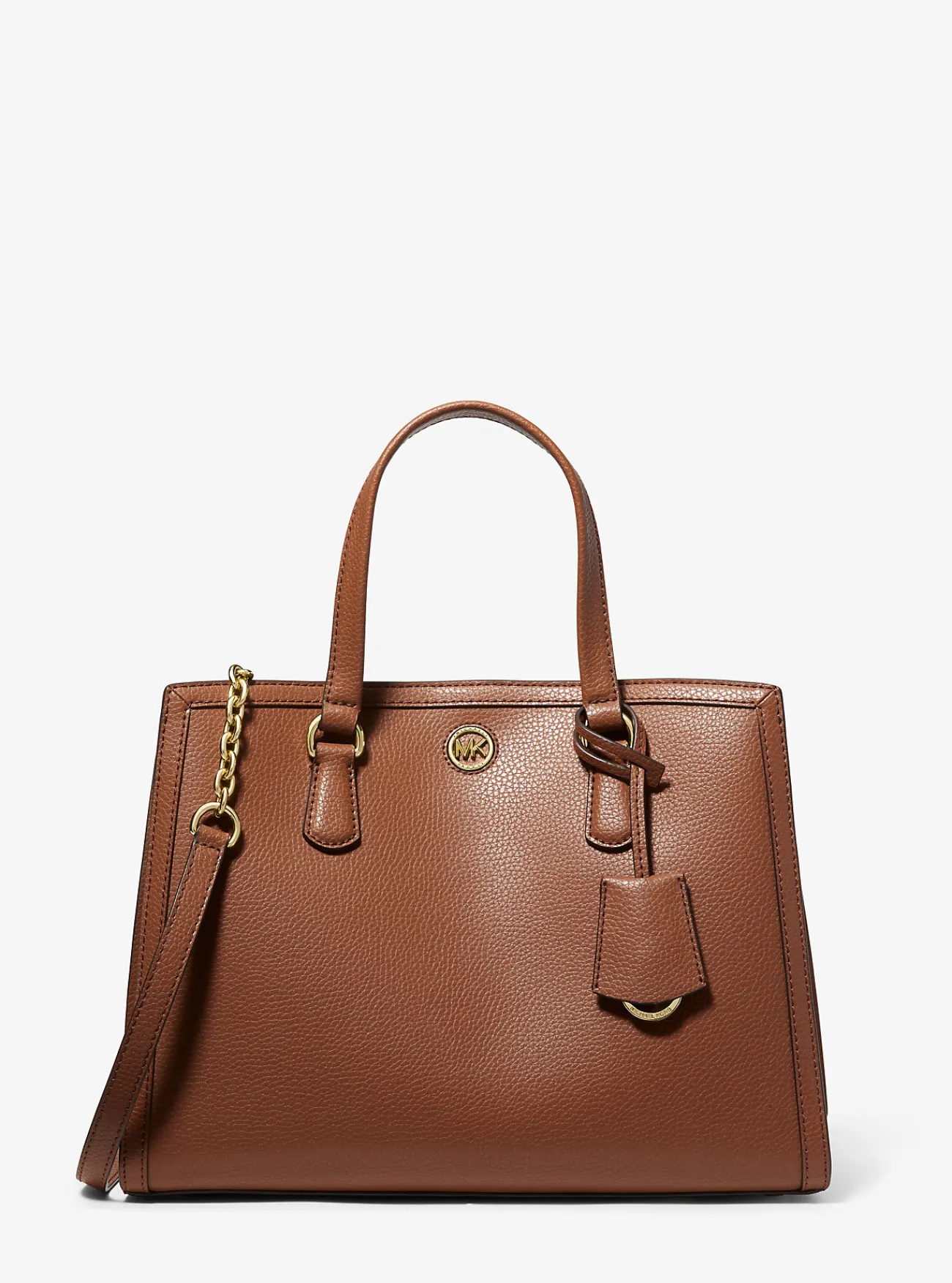 Michael Kors Tas Chantal van getrommeld leer, middelgroot LUGGAGE Clearance