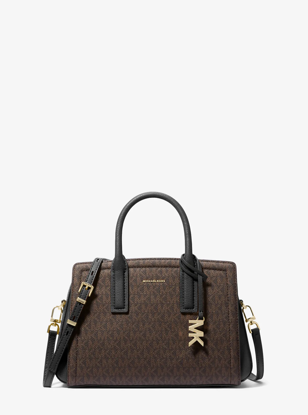 Michael Kors Tas Laila met kenmerkend logo, klein Sale